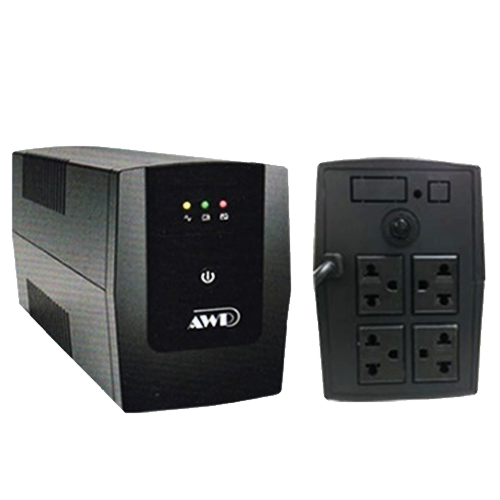 AWP AID650 650VA (390W) UPS w/ AVR (4-Socket)